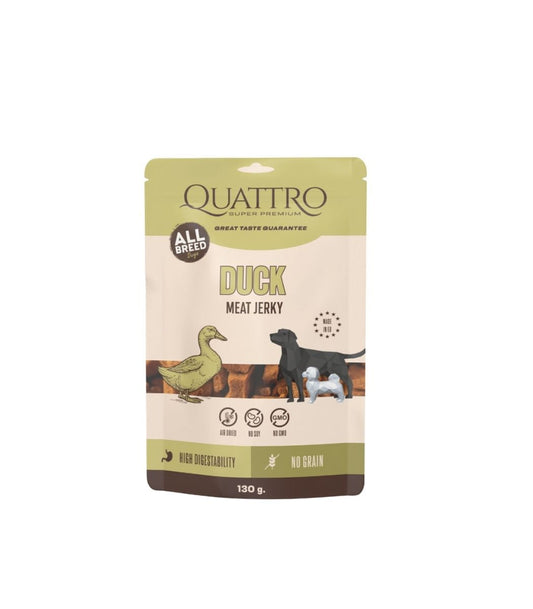 JERKY -  DUCK PROTEIN Papildomas pašaras suaugusiems šunims
