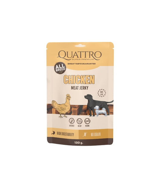 JERKY - CHICKEN PROTEIN Papildomas pašaras suaugusiems šunims