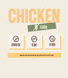 JERKY - CHICKEN PROTEIN Papildomas pašaras suaugusiems šunims
