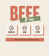 JERKY - BEEF FILLETS Papildomas pašaras suaugusiems šunims