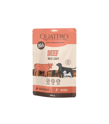 JERKY - BEEF FILLETS Papildomas pašaras suaugusiems šunims