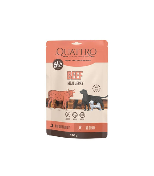 JERKY - BEEF FILLETS Papildomas pašaras suaugusiems šunims
